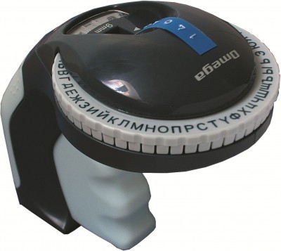 S0719970 DYMO Omega механический принтер, лента 9мм, шрифт кирилица